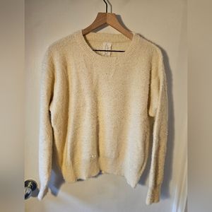 🩷 Cream Sweater with Sequins